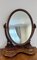 Espejo de tocador victoriano antiguo grande de nogal, 1860, Imagen 6
