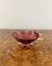Antique Victorian Cranberry Glass Sauce Bowl, 1860 4