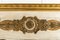 Large 19th Century French Gilded and Painted Mirror, Image 3