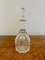 Antique Victorian Engraved Decorated Glass Decanter, 1880 1