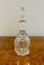 Antique Victorian Engraved Decorated Glass Decanter, 1880 3