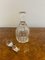 Antique Victorian Engraved Decorated Glass Decanter, 1880 2