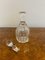 Antique Victorian Engraved Decorated Glass Decanter, 1880, Image 2