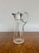 Antique Edwardian Glass and Silver Plated Claret Jug, 1900, Image 1
