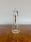 Antique Edwardian Glass and Silver Plated Claret Jug, 1900, Image 3