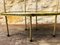 Vintage Mid-Century Two-Tier Side Table in Formica & Brass, 1970s 9