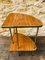 Tavolino Mid-Century vintage a due livelli in formica e ottone, anni '70, Immagine 17