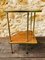 Vintage Mid-Century Two-Tier Side Table in Formica & Brass, 1970s, Image 19