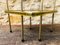 Tavolino Mid-Century vintage a due livelli in formica e ottone, anni '70, Immagine 13