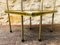 Vintage Mid-Century Two-Tier Side Table in Formica & Brass, 1970s 13