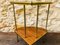 Vintage Mid-Century Two-Tier Side Table in Formica & Brass, 1970s, Image 11