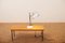 Lampada da tavolo in metallo verniciato bianco, tubo in acciaio cromato, schermo in lamiera laccata con staffa in filo di acciaio cromato di Stilnovo, 1973, Immagine 4