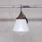 Lampe à Suspension Mid-Century Opaline Conique 7