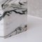 Decorazione da scrivania quadrata in marmo, Italia, Immagine 3