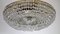Lampada da soffitto in cristallo e ottone di Palwa, anni '60, Immagine 8