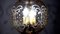 Lámpara colgante Messing de vidrio, años 50, Imagen 12