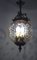 Lámpara colgante Messing de vidrio, años 50, Imagen 13