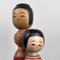 Vintage Kokeshi Figurines by Abo Masafumi, 1970s, Set of 2 2