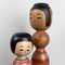 Vintage Kokeshi Figuren von Abo Masafumi, 1970er, 2er Set 7