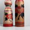 Vintage Kokeshi Figurines by Abo Masafumi, 1970s, Set of 2 6