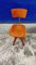Adjustable Industrial Wooden Swivel Chair, Italy, 1940s, Image 8