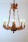 French Empire Gilded 8-Flame Chandelier, 1970s 4