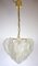 Italian Artischoken Hanging Lamp in Brass and Murano Glass from Novaresi, 1970s, Image 1