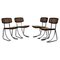 Bauhaus Dining Chairs in the style of Marcel Breuer, 1970s, Set of 4 1