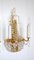 24 Karat Gilded Brass Lead Crystal Wall Lamps from Palwa, 1960, Set of 2 14