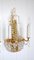 24 Karat Gilded Brass Lead Crystal Wall Lamps from Palwa, 1960, Set of 2, Image 14