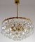 Brass and Lead Crystal Chandelier from Schröder and Co., 1960s, Image 3