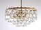 Brass and Lead Crystal Chandelier from Schröder and Co., 1960s 8
