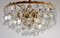 Brass and Lead Crystal Chandelier from Schröder and Co., 1960s 2