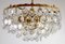 Brass and Lead Crystal Chandelier from Schröder and Co., 1960s 1
