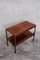 Danish Rosewood Side Table with Magazine Rack, 1960s 4