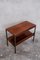 Danish Rosewood Side Table with Magazine Rack, 1960s, Image 4