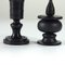 Mid-Century Ebony Rosewood Candleholders, Set of 2 3