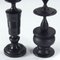 Mid-Century Ebony Rosewood Candleholders, Set of 2, Image 2
