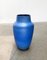 Grand Vase Studio Poterie Bleu Mid-Century de Bückeburg Keramik, Allemagne, 1960s 17