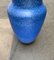 Grand Vase Studio Poterie Bleu Mid-Century de Bückeburg Keramik, Allemagne, 1960s 3