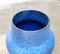 Large Mid-Century German Studio Pottery Blue Floor Vase from Bückeburg Keramik, 1960s 14