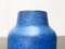Large Mid-Century German Studio Pottery Blue Floor Vase from Bückeburg Keramik, 1960s 16