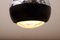 Lampe à Suspension Modèle 1230 en Métal Noir et Verre de Cristal Sablé par Gaetano Sciolari pour Stilnovo, 1960s 4