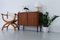 Dänisches Vintage Palisander Sideboard mit Rolltüren von Hg Furniture, 1960er 16