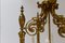 Antique French Napoleon III Gilded Bronze Chandelier, 1850s 3