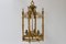 Antique French Napoleon III Gilded Bronze Chandelier, 1850s, Image 2