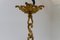 Antique French Napoleon III Gilded Bronze Chandelier, 1850s, Image 11