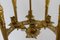 Antique French Napoleon III Gilded Bronze Chandelier, 1850s 16