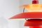Vintage Danish Red Ph5 Ceiling Lamp by Poul Henningsen for Louis Poulsen, 1960s 14