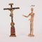 Crucifix en Bois Sculpté et Laqué 2